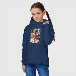 Толстовка оверсайз детская Dragon ball anime, цвет: тёмно-синий — фото 2
