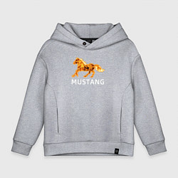 Детское худи оверсайз Mustang firely art