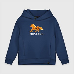 Детское худи оверсайз Mustang firely art