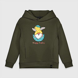 Детское худи оверсайз Пасхальный гном с ушками