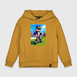 Детское худи оверсайз Jotaro Kujo and Minecraft - collaboration