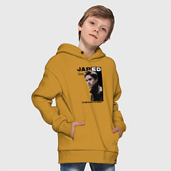 Толстовка оверсайз детская Jared Joseph Leto 30 Seconds To Mars, цвет: горчичный — фото 2