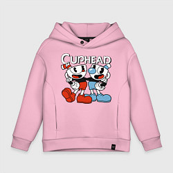 Детское худи оверсайз Cuphead and Mugman