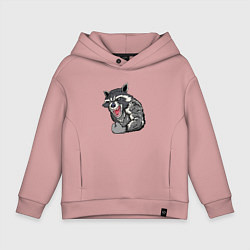 Детское худи оверсайз Raccoon