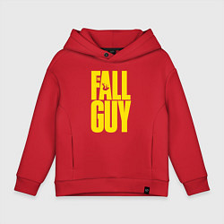 Детское худи оверсайз The fall guy logo