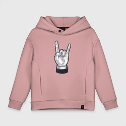 Детское худи оверсайз Rock hand