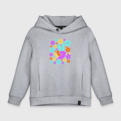 Детское худи оверсайз Flower peace
