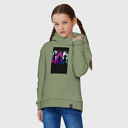 Толстовка оверсайз детская Семь смертных грехов Кинг, цвет: авокадо — фото 2