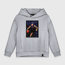 Толстовка оверсайз детская Баскетбол Куроко Дайки Аоминэ, цвет: меланж
