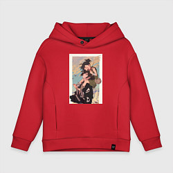 Детское худи оверсайз Хяккимару Дороро воин