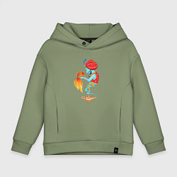 Детское худи оверсайз Джинн и золотая рыбка