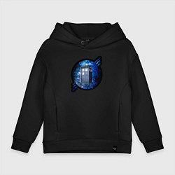 Детское худи оверсайз Tardis in space