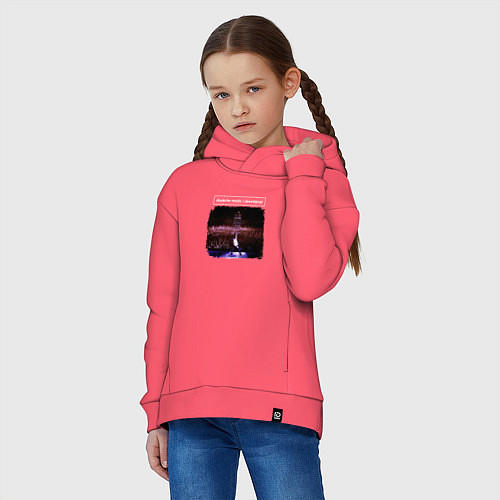 Детское худи оверсайз Depeche Mode - Gahan devotional tour / Коралловый – фото 3