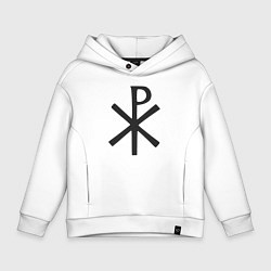 Детское худи оверсайз Хризма Лабарум Рима - сим победиши