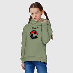 Толстовка оверсайз детская Сборная Египта, цвет: авокадо — фото 2