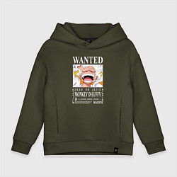 Детское худи оверсайз Monkey D Luffy - wanted