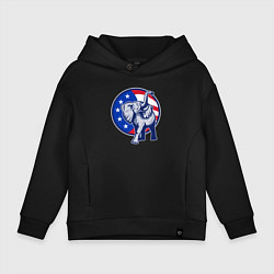 Детское худи оверсайз USA elephant