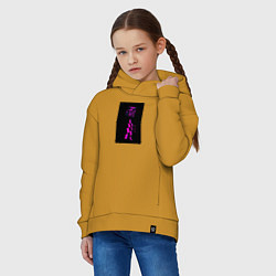 Толстовка оверсайз детская Хося Джек в коробке, цвет: горчичный — фото 2