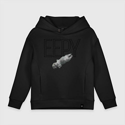 Толстовка оверсайз детская Eepy, цвет: черный