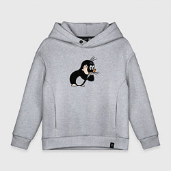 Детское худи оверсайз Чешский крот в шоке от происходящего