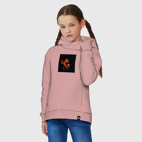 Детское худи оверсайз The Weeknd Trilogy / Пыльно-розовый – фото 3