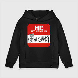 Детское худи оверсайз Eminem - slim shady sticker