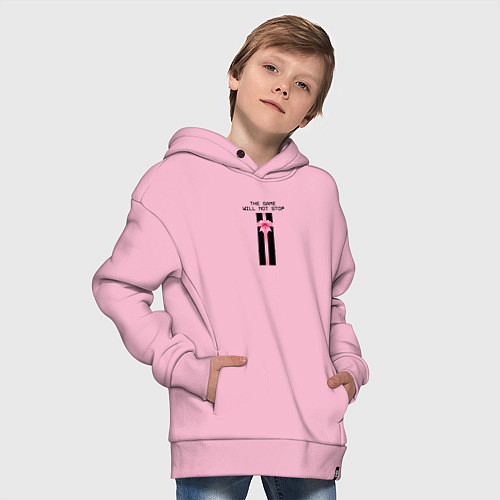 Детское худи оверсайз Squid Game - Gift / Светло-розовый – фото 4