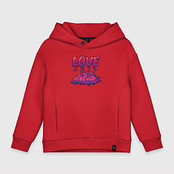 Детское худи оверсайз Bloody love