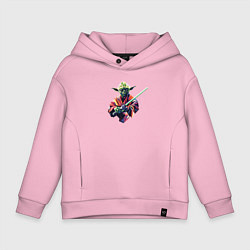 Толстовка оверсайз детская Мастер Йода - Звездные войны, цвет: светло-розовый