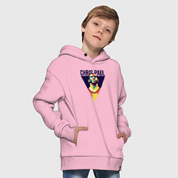 Толстовка оверсайз детская Крис Пол, цвет: светло-розовый — фото 2