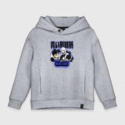 Детское худи оверсайз Синяя тюрьма Блю Лок персонажи