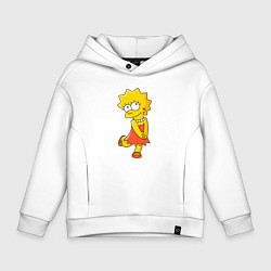 Детское худи оверсайз Lisa Simpson