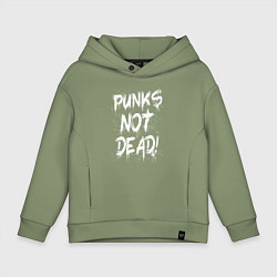 Детское худи оверсайз Punk not dead