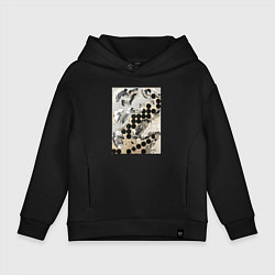 Детское худи оверсайз Графическая абстракция