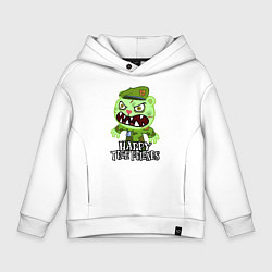 Толстовка оверсайз детская Angry - Flippy, цвет: белый