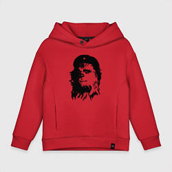 Толстовка оверсайз детская Star wars - Chewie Guevara, цвет: красный