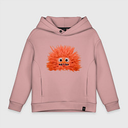 Детское худи оверсайз Fluffy monster orange