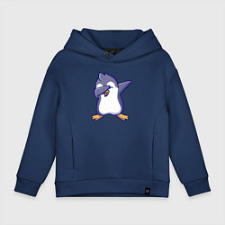 Детское худи оверсайз Dab penguin