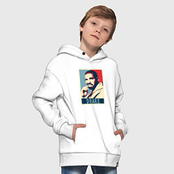 Толстовка оверсайз детская Drake obey, цвет: белый — фото 2
