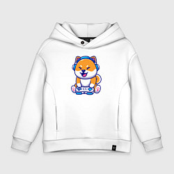 Детское худи оверсайз Собачка с джойстиком