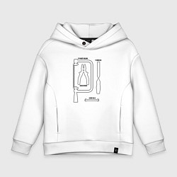 Детское худи оверсайз Инструменты строительные