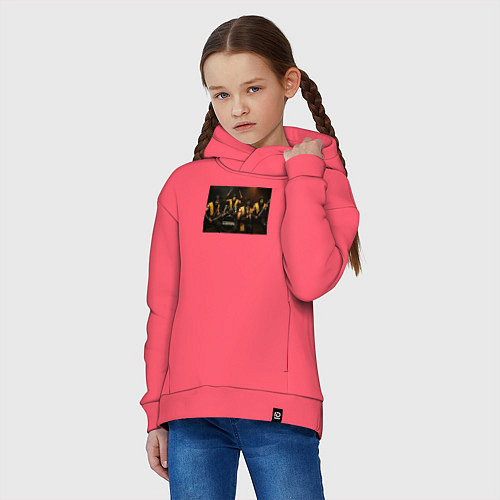 Детское худи оверсайз Sorpions Mortal Kombat / Коралловый – фото 3