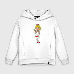 Детское худи оверсайз Медсестра блондинка