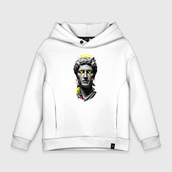 Толстовка оверсайз детская Давид, цвет: белый