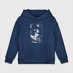 Детское худи оверсайз Шинобу кочо и бабочки