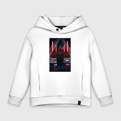 Детское худи оверсайз Darth Vader meditating