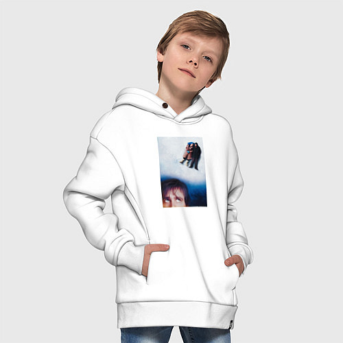 Детское худи оверсайз Вечное сияние чистого разума / Белый – фото 4
