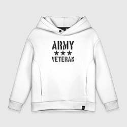 Детское худи оверсайз Ветеран армии