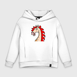 Детское худи оверсайз Лошадь с огненной гривой, символ года