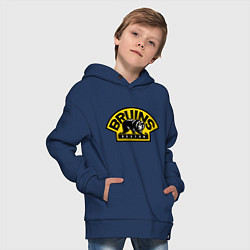 Толстовка оверсайз детская HC Boston Bruins Label, цвет: тёмно-синий — фото 2